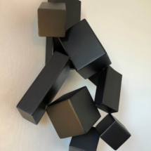 sculptures design cubesfalling