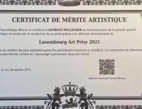 Certificat de mérite artistique